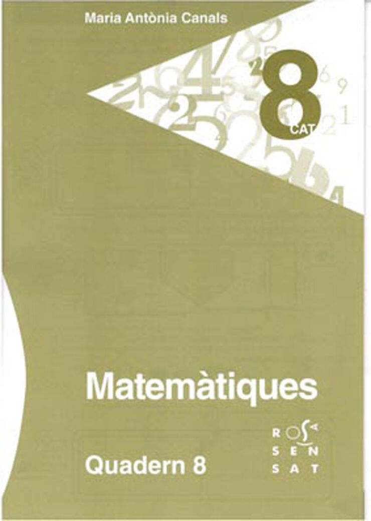 Matemtiques Quadern 8 Rosa Sensat