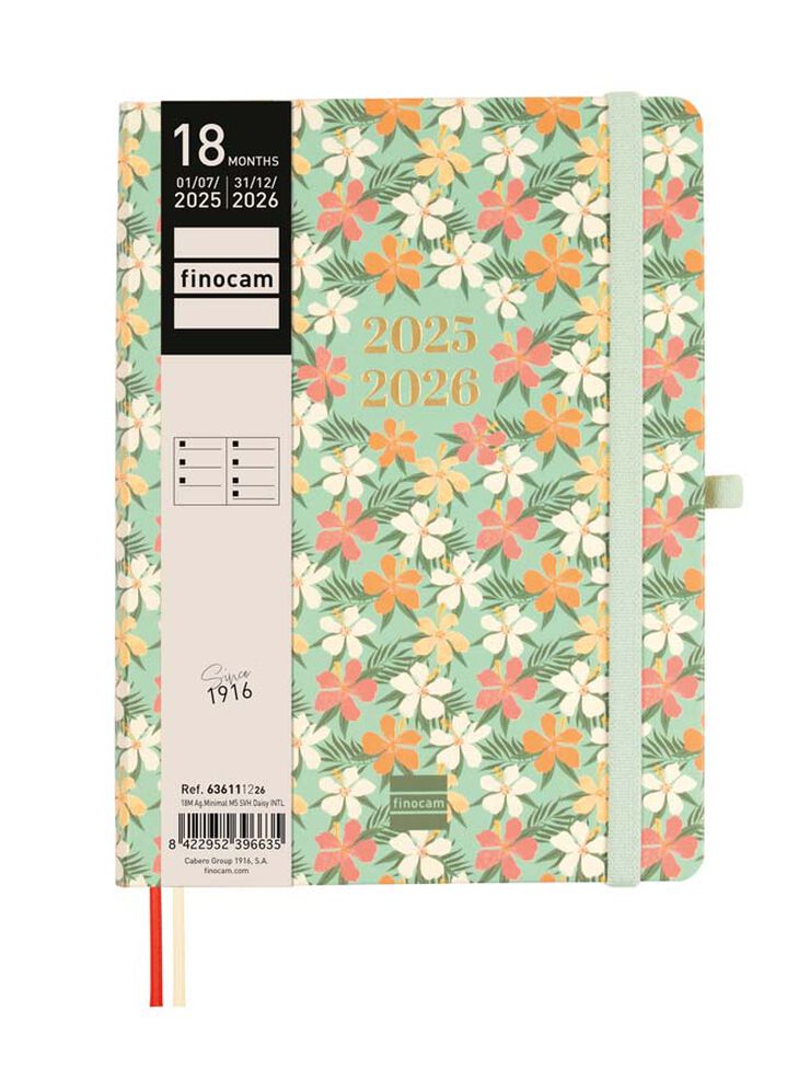 Agenda Finocam 18 meses M5 sem/vista mult 2025-26 daisy