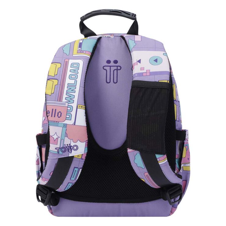 Mochila Totto Tempera Morado Ciber