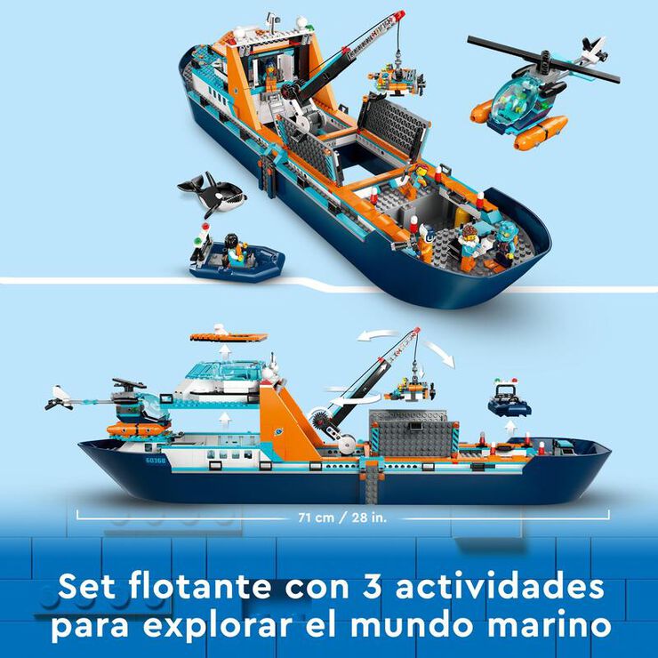 LEGO® City Barco Explorador del Ártico 60368