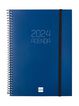 Agenda Finocam Opaque E10 sem/vista H 2024 Azul cas