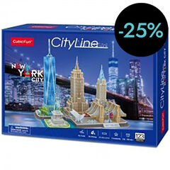 Puzle 3D Nova York 123 piezas