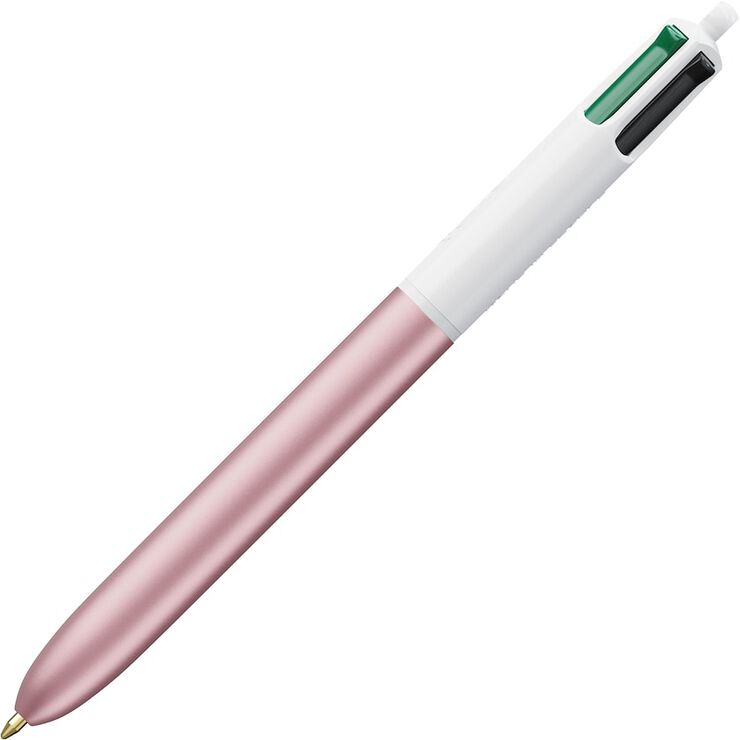 Bolígrafo Bic 4 colores Glaçé