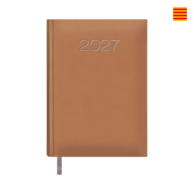 Agenda Dohe Lisboa 14x20 D&iacute;a P&aacute;gina Catal&aacute;n 2027 Camel
