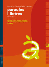 PARAULES I LLETRES 13 Edelvives 9788426374585