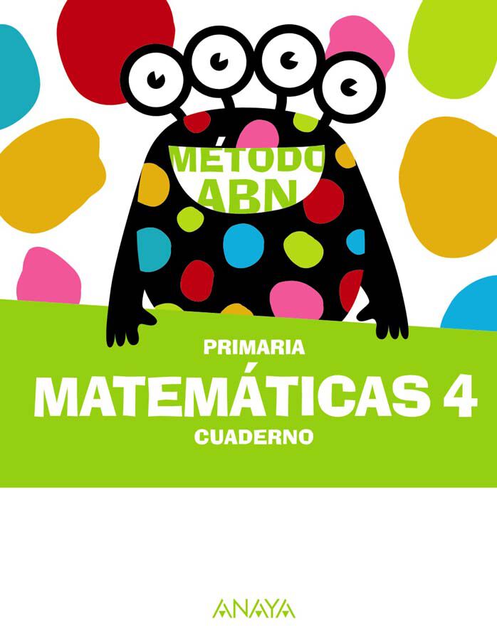 Matem&aacute;ticas Abn 4. Cuaderno.