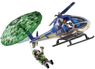 Playmobil City Action Helic&ograve;pter Policia Paracaigudes 70569