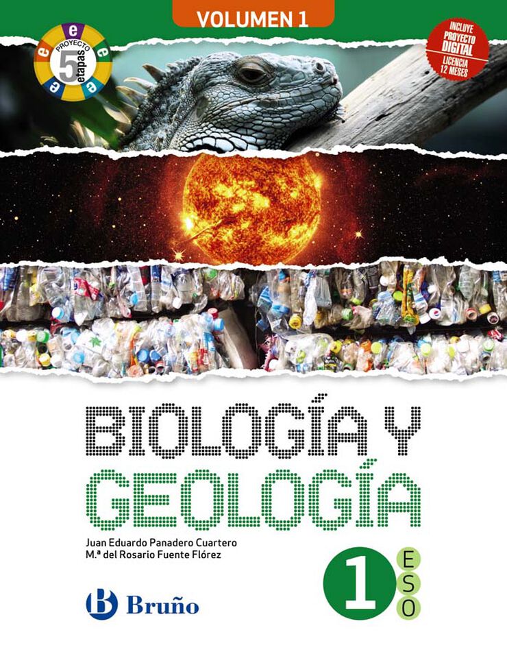 Biologa y Geologa 1 Eso 3 Volmenes Proyecto 5 Etapas