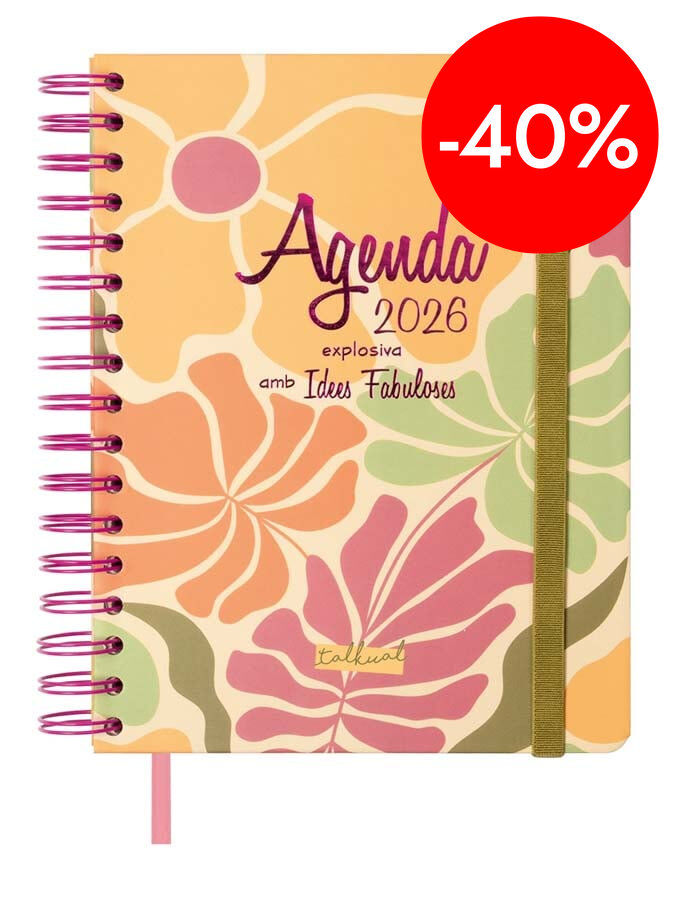 Agenda Finocam Talkual 1/4 setm/vista horitzontal cat 2026 Idees