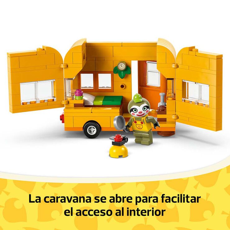 LEGO® Animal Crossing Caravana de Gandulio i botiga de jardineria 77054