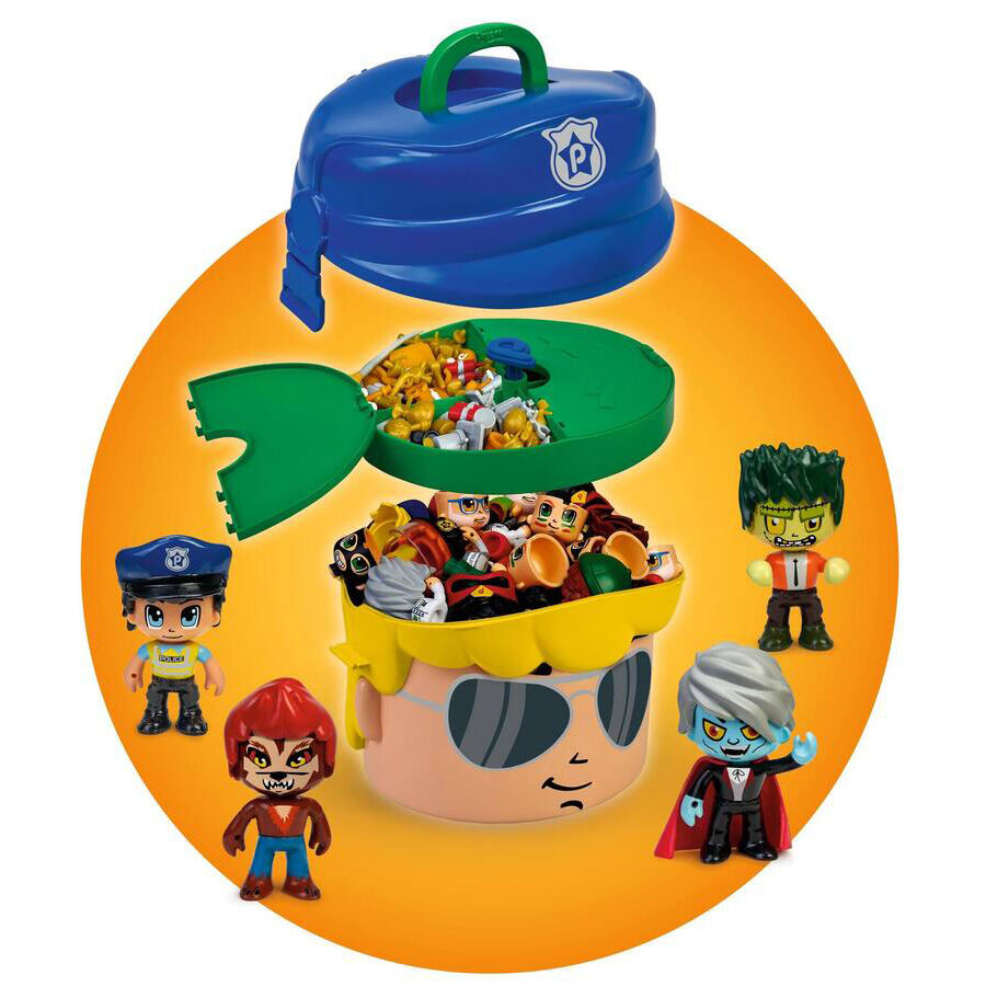 Contenedor Policias y Monstruos Pinypon Action Abacus Online