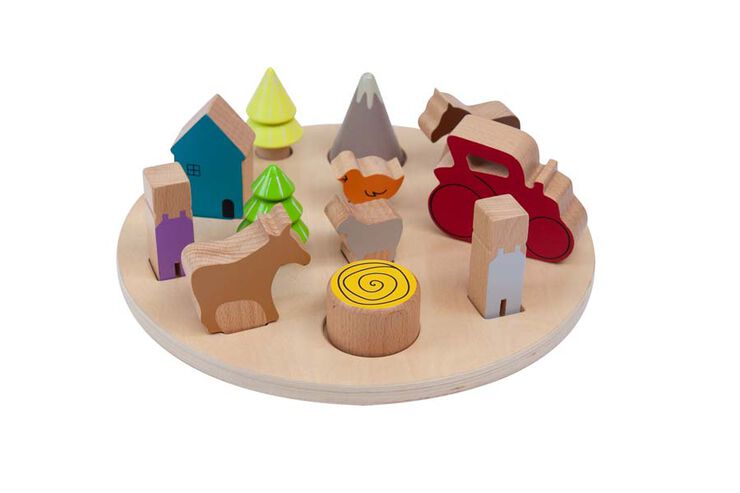 Puzle Granja 3D
