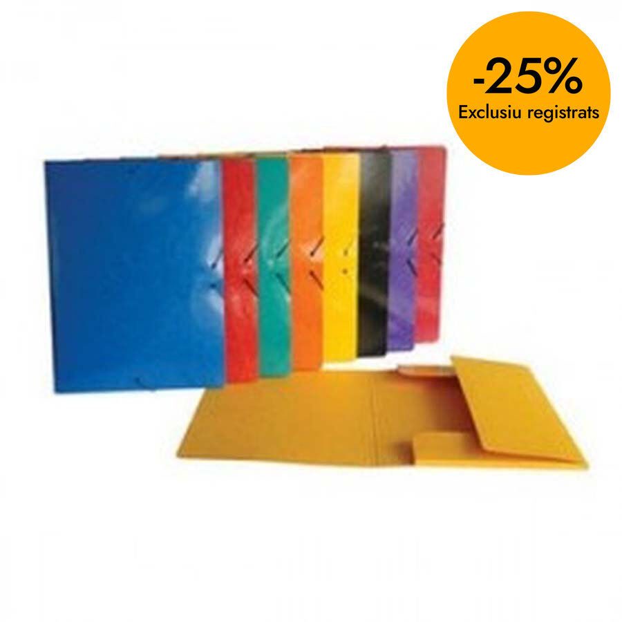 Carpeta gomes i solapes Senfort A4 assortit