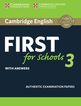 Cambridge English First for Schools 3 Student'S book With Answers
