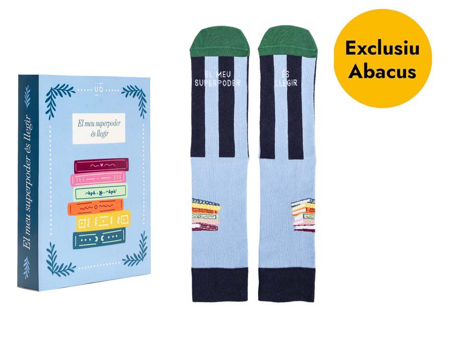 Calcetines ''El Meu Superpoder &eacute;s llegir'' T.42-46