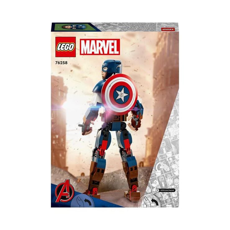LEGO® Marvel Figura de Construcción Capitán América 76258
