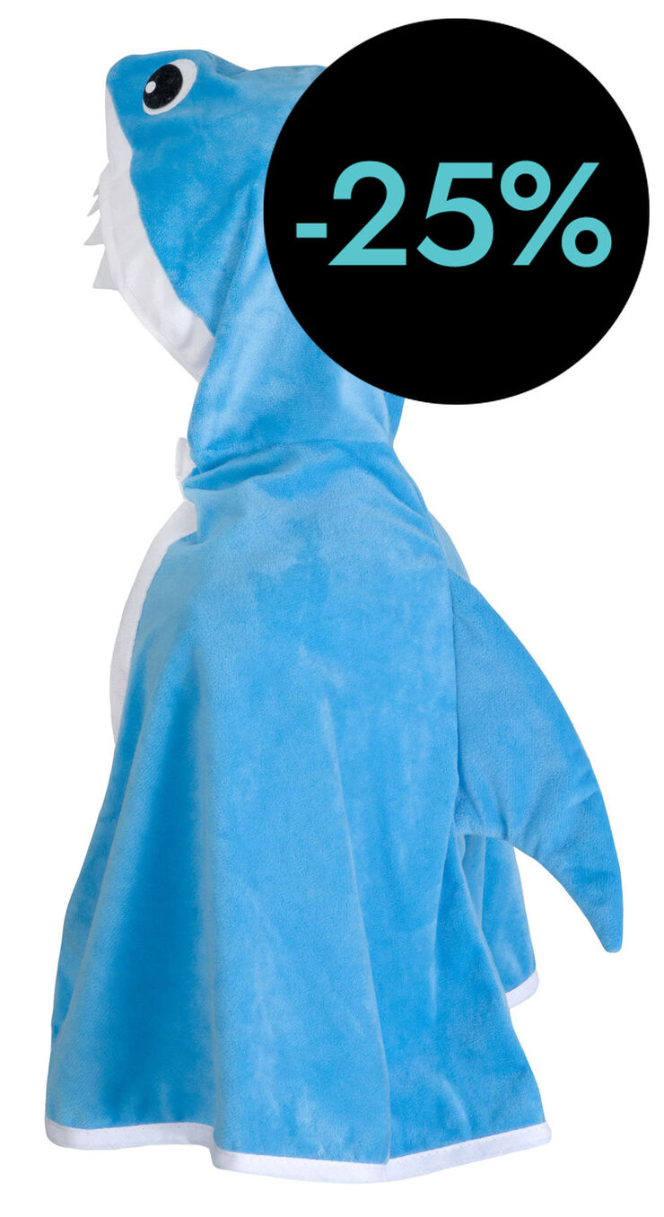 Capa Baby Shark De 1 a 2 años