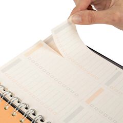 Agenda Finocam 16 meses Tempus 1/4 sem/vista vertical cas 2025-26 azul