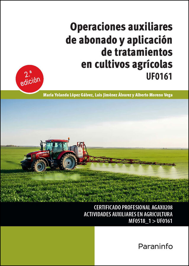 Operaciones auxiliares de abonado y aplicaci&oacute;n de tratamientos en cultivos agr&iacute;colas
