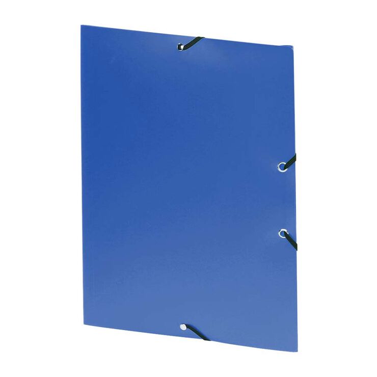 Carpeta gomes i 3 solapes Viquel A4 blau