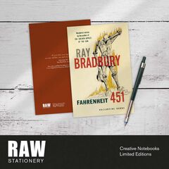 Libreta A5 Raw Stationery Primera Edición Farenheit 451
