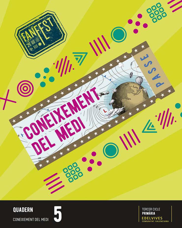 Coneixement Del Medi 5 Primaria. Quadern (Cv)