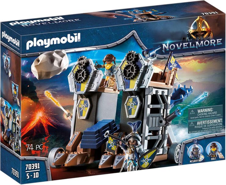 Playmobil Fortalesa m&ograve;bil Novelmore 70391