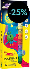 Plastilina Jovi  8 colores básicos + 2 fosforescentes 15g