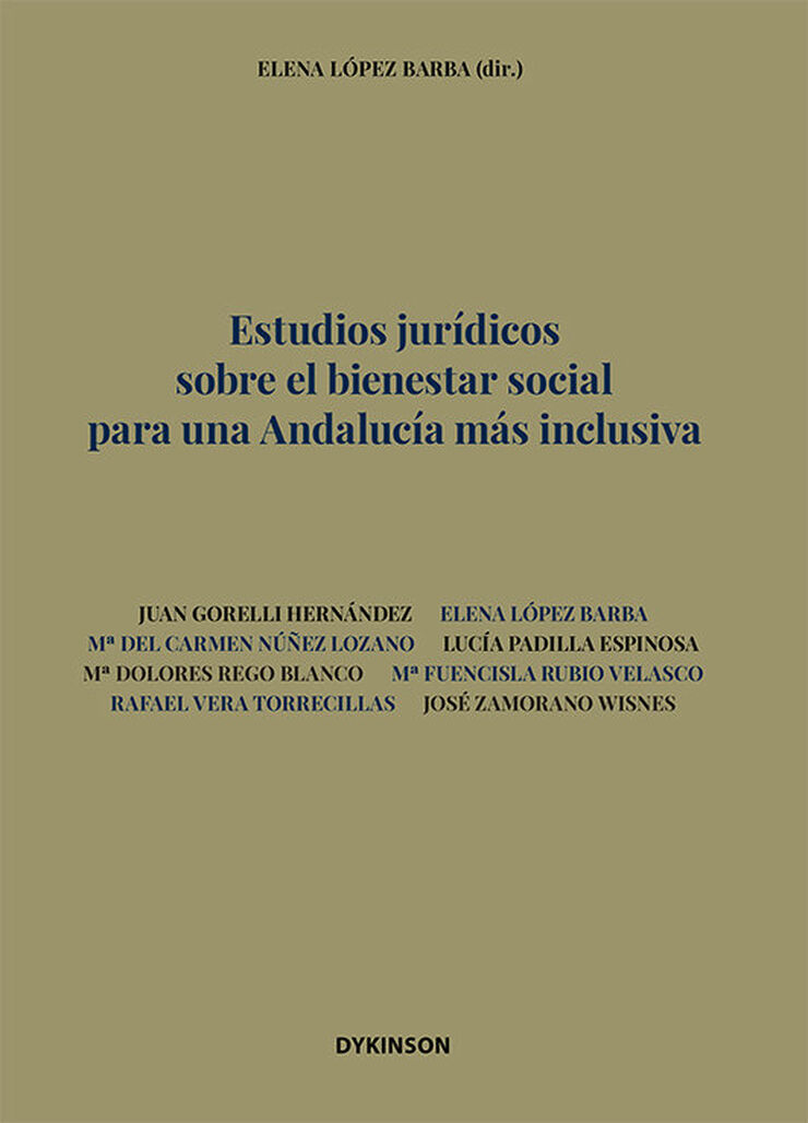 Estudios jurídicos sobre el bienestar social para una Andalucía más inclusiva