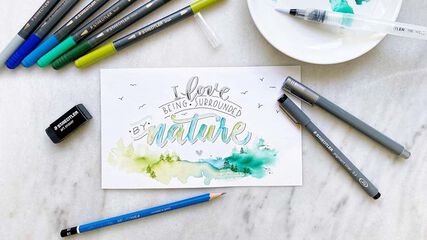 Set Lettering Design Journey Staedtler