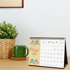 Calendario sobremesa Finocam Flower Journal 2026 castellano