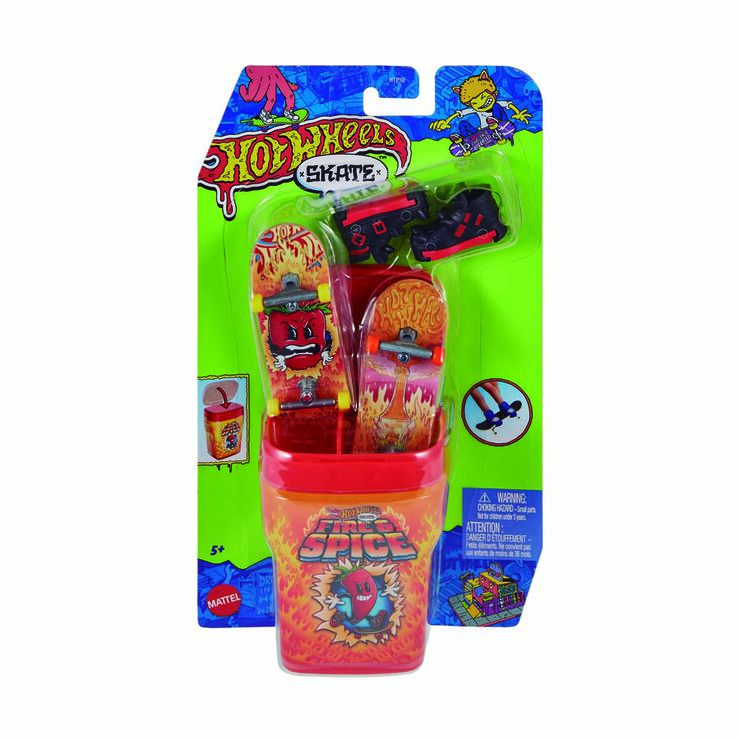 Hot Wheels Skate Caja de Chicles con Monopatín