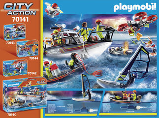 Playmobil City Action Rescat polar amb llanxa 70141