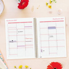Agenda Finocam Design Collection Setmana Vista Horitzontal 2027 Castell&agrave; Lema