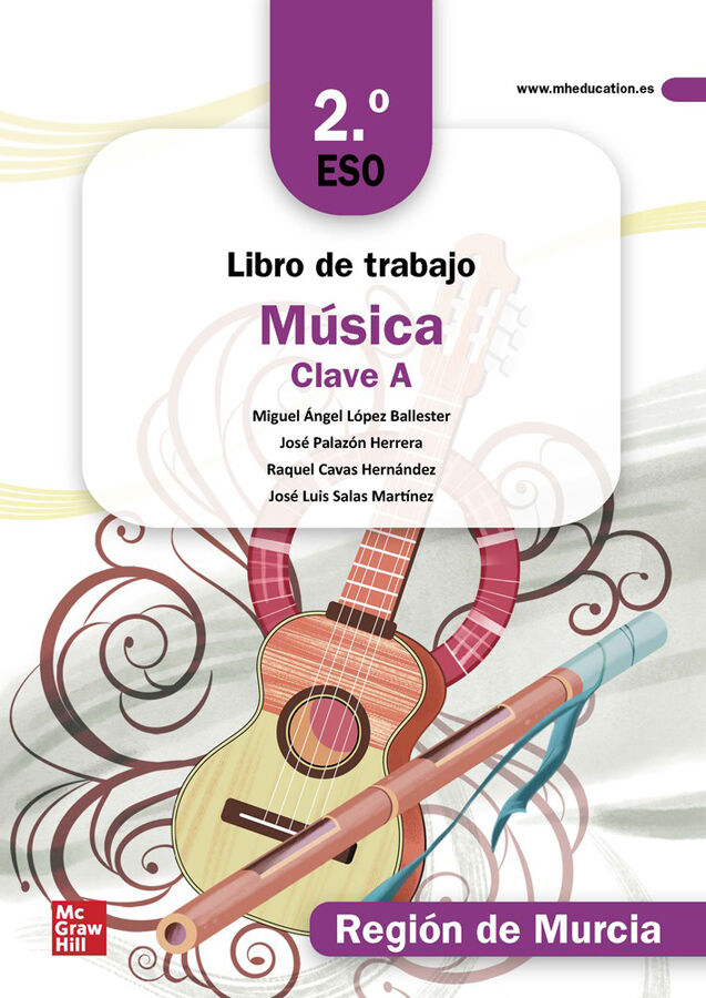 M&uacute;sica Clave A. Libro de trabajo. NOVA. Regi&oacute;n de Murcia