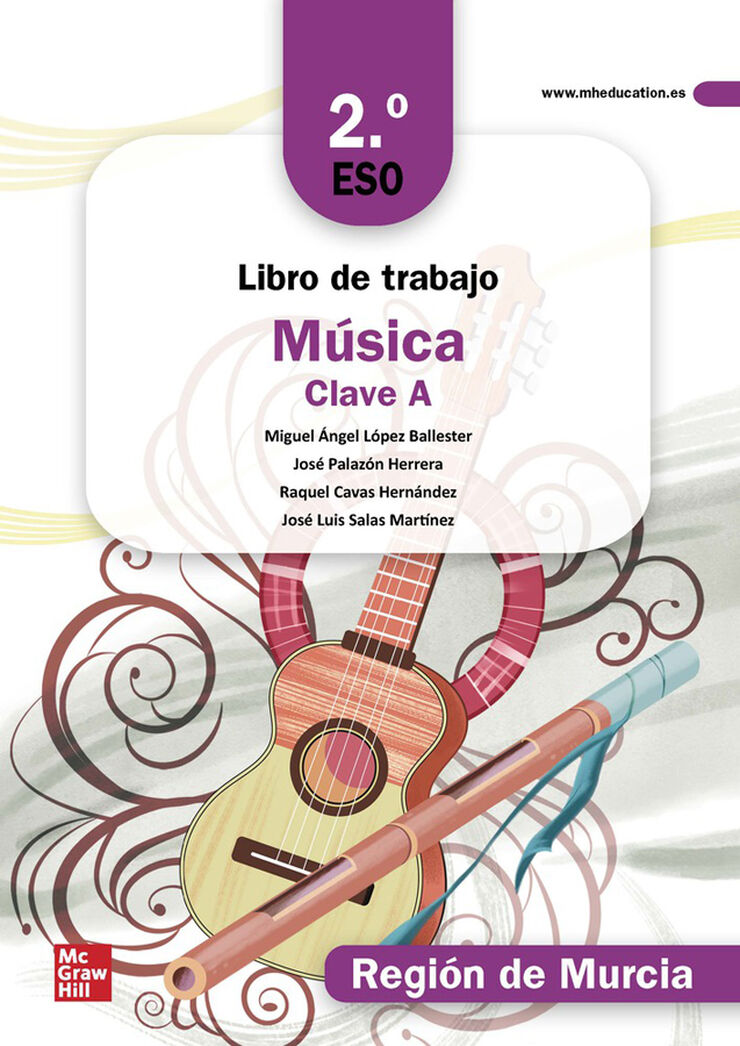 M&uacute;sica Clave A. Libro de trabajo. NOVA. Regi&oacute;n de Murcia