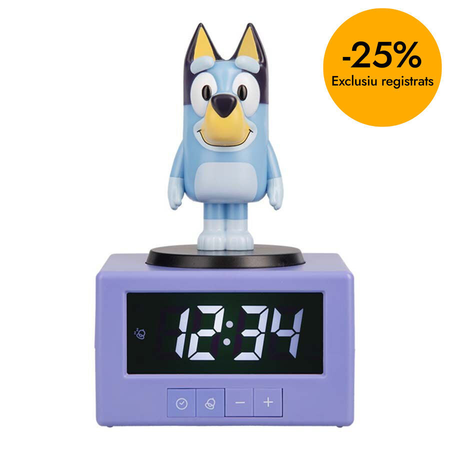 Reloj Alarma Bluey