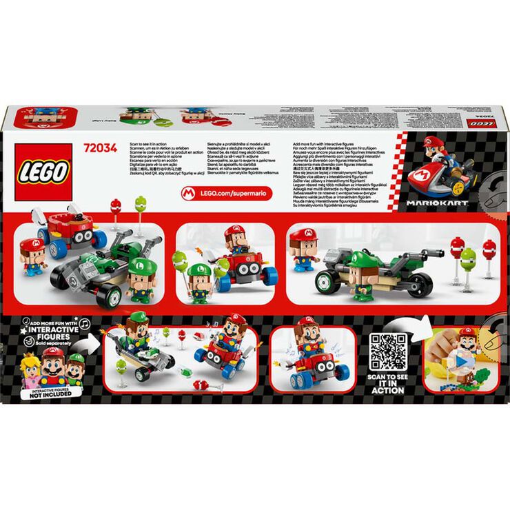 LEGO® Super Mario Mario Kart™: Bebé Mario vs. Bebé Luigi 72034
