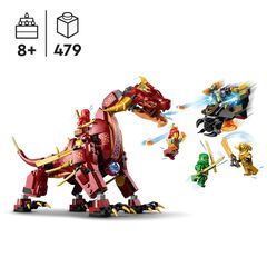 LEGO® NINJAGO Drac de Lava Transformer Onada de Calor 71793