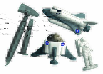 Kit de exploración Asteroides del espacio
