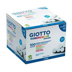 Tiza Giotto Robercolor Enrobée blanco 100u