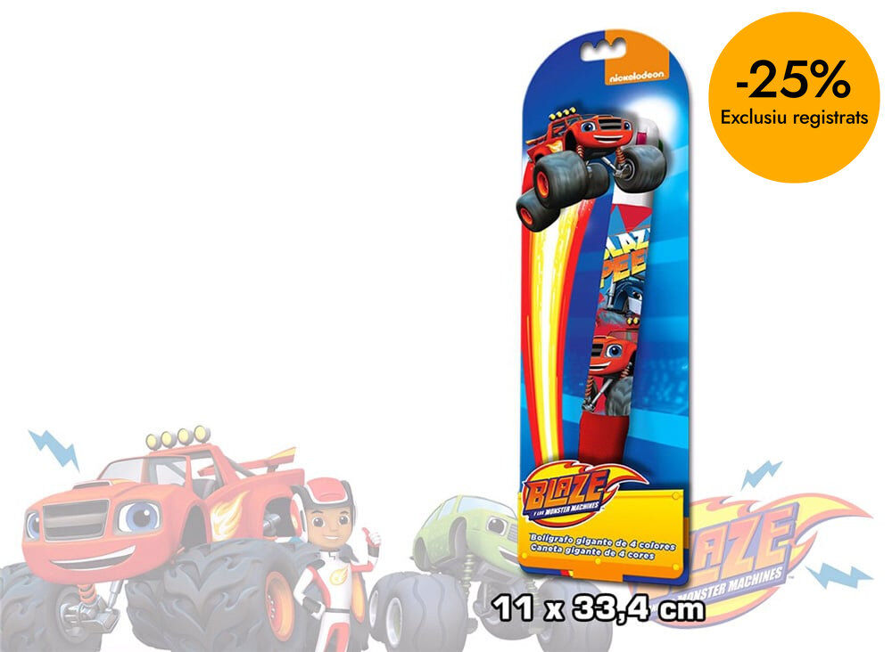 Blaze Bol&iacute;grafo Jumbo 4 Colores