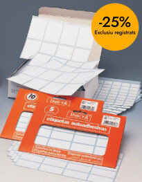 Etiquetes adhesives Ineta 37x50cm