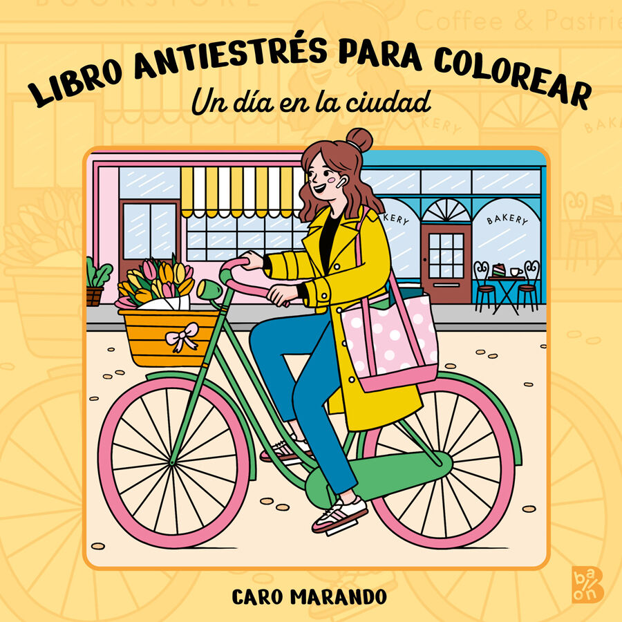 Libro antiestr&eacute;s para colorear. Un d&iacute;a en la ciudad