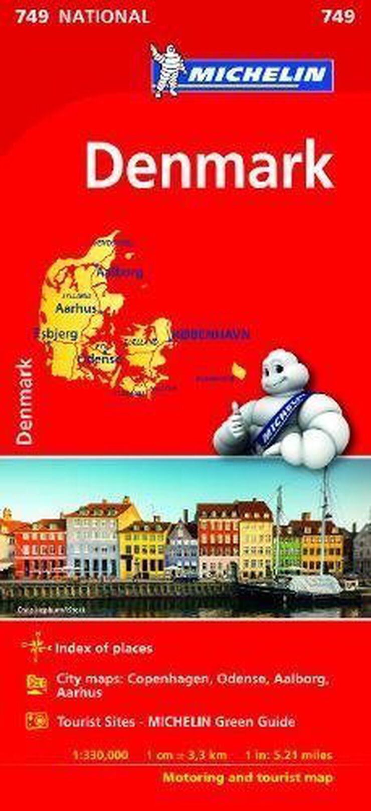 Mapa nacional Dinamarca