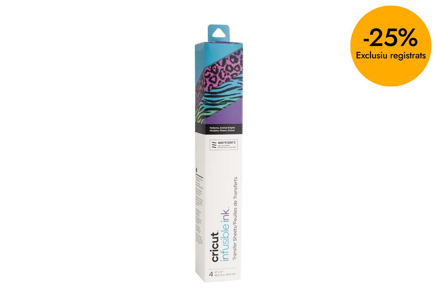 Infusible Ink 30,5x30,5cm Animal Bright 4 hojas