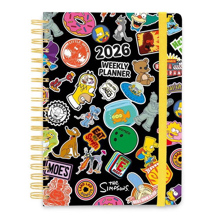 Agenda A5 sem/vista mult 2026 Simpsons