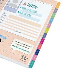 Agenda Finocam Talkual 1/4 sem/vista horizontal cat 2026 Oro