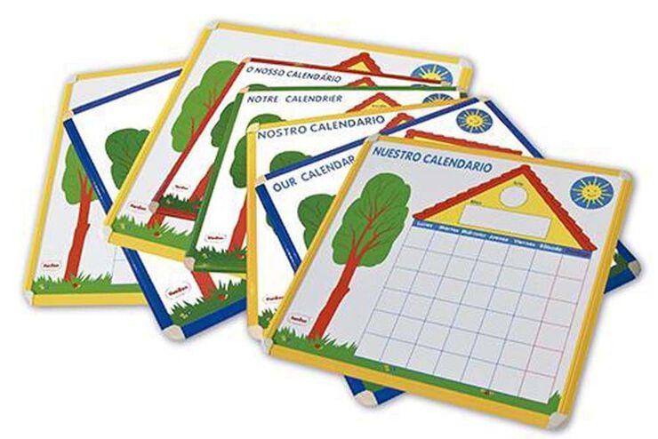 Calendari Magn&egrave;tic 600x550 mm Angl&egrave;s Henbea