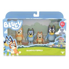 Figuras Bluey Pack 4 surtidos